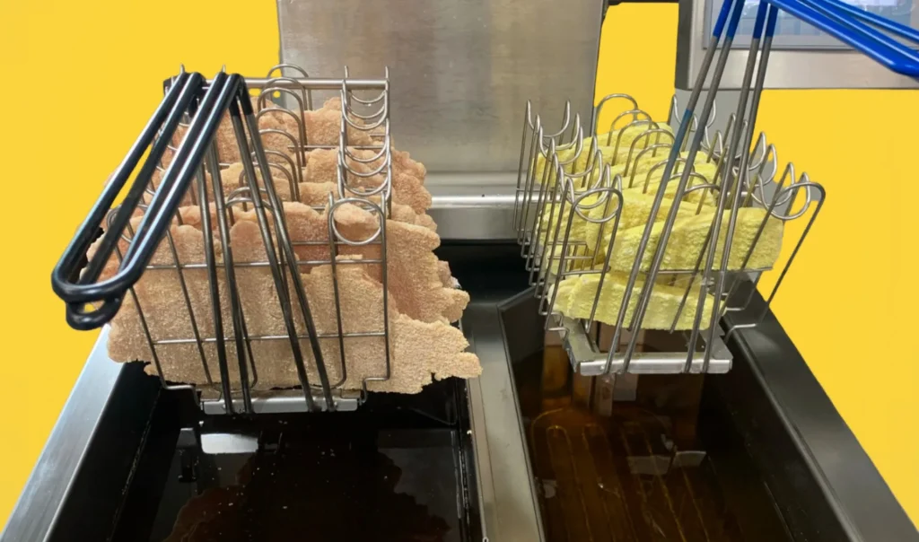 Hohe Frittierkapazität einer S-FRY Gastronomie-Fritteuse
